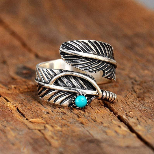 Feather Sterling Silver Ring