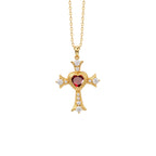 Mon Amour Jésus - Collier Pendentif Croix Vintage