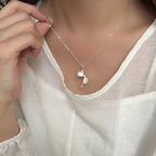 Mon œuf d'argent - Collier pendentif capsule vintage