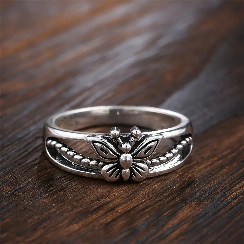 Butterfly Sterling Silver Ring