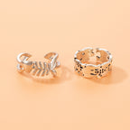 Bague réglable Fishbone (2 pièces)
