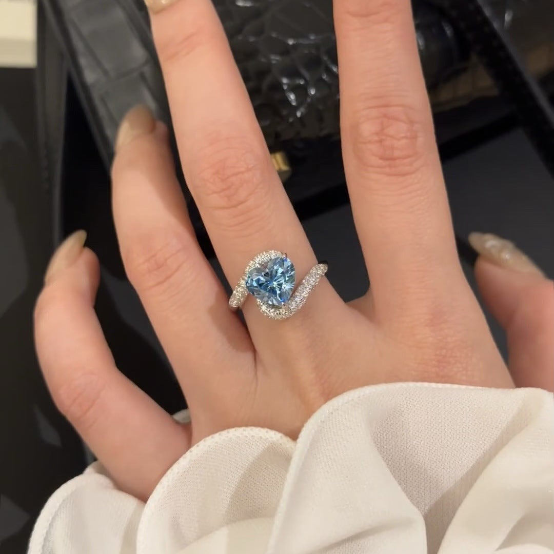 Love Sea Sterling Silver Ring