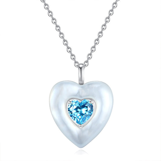Ocean's Love – Mother of Pearl Necklace for Women
