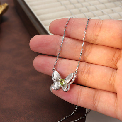 Ocean's Butterfly - Butterfly Pendant Necklace