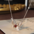 Ocean's Butterfly - Butterfly Pendant Necklace