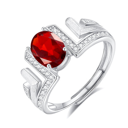 Ocean's Pages - Natural Stone Ring Jewelry for Women