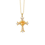 Mon Amour Jésus - Collier Pendentif Croix Vintage