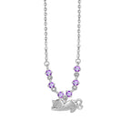 Cat's Soul - Colorful Gemstone Cat Pendant Necklace