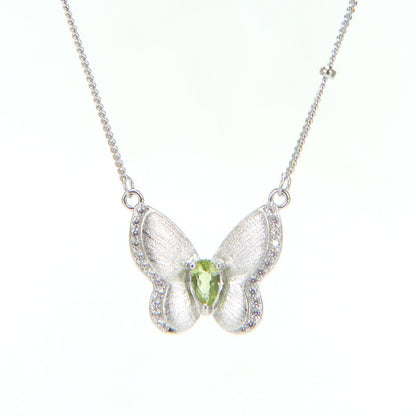 Ocean's Butterfly - Butterfly Pendant Necklace