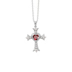 Mon Amour Jésus - Collier Pendentif Croix Vintage