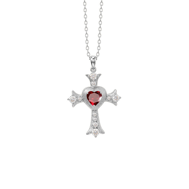 My Love Jesus - Vintage Cross Pendant Necklace