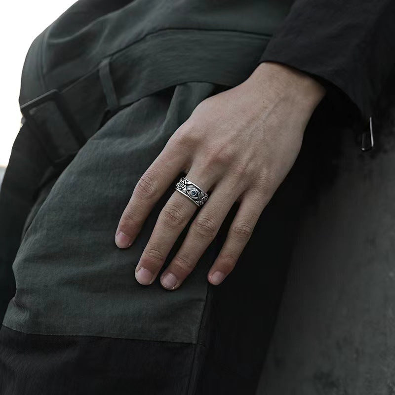 Blues' Eye Sterling Silver Ring