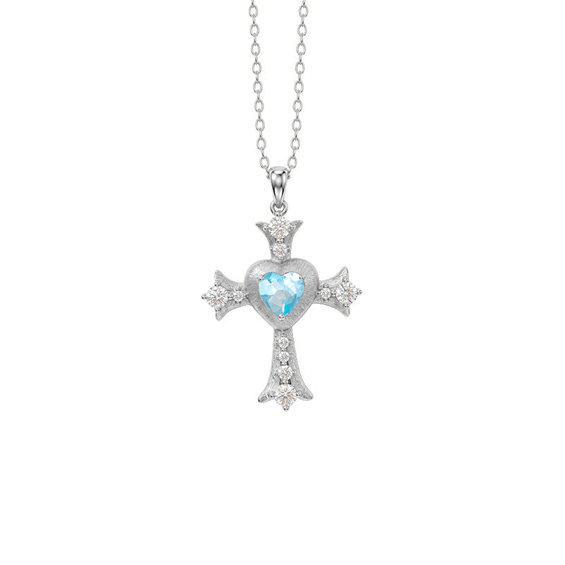 My Love Jesus - Vintage Cross Pendant Necklace