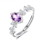 Reine des Glaces - Bague imposante en pierre naturelle pour femme