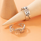 Bague réglable Fishbone (2 pièces)