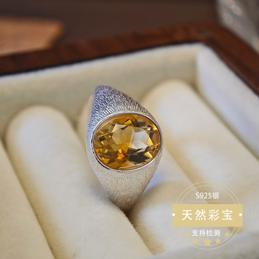 Classic Citrine Ring