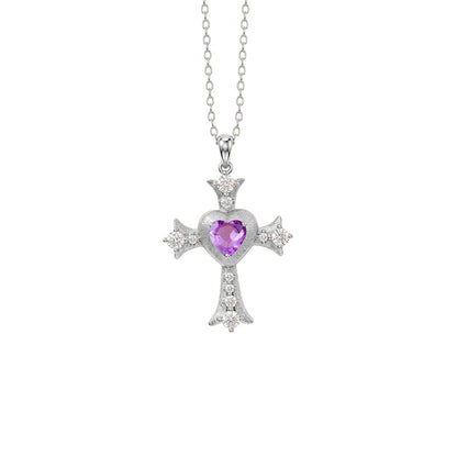 My Love Jesus - Vintage Cross Pendant Necklace