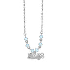 Cat's Soul - Colorful Gemstone Cat Pendant Necklace