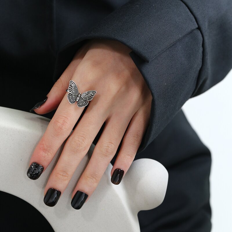 Butterfly Sterling Silver Ring