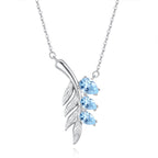 Family Leaf - Gemstone Pendant Jewelry Set