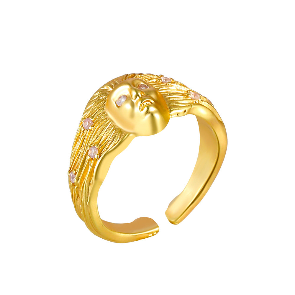 Mask Skull Ring