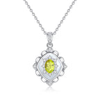 Collier rétro Palace anallergique pour femme – Pendentif en cristal naturel, chaîne de clavicule de créateur haut de gamme