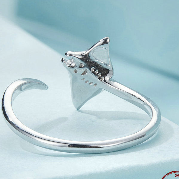 Bague réglable Manta Fish