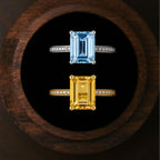 Blue Topaz Sterling Silver Ring
