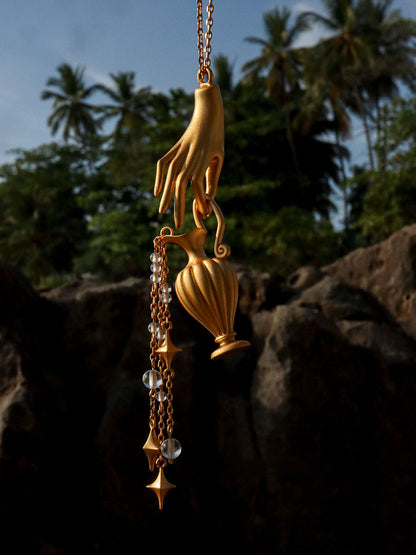 Hand Jug Necklace