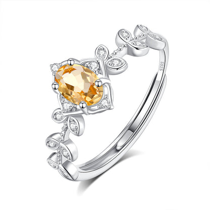 Ice Queen - Natural Stone Ring Statement Jewelry for Women