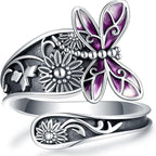 Dragonfly Colorful Ring
