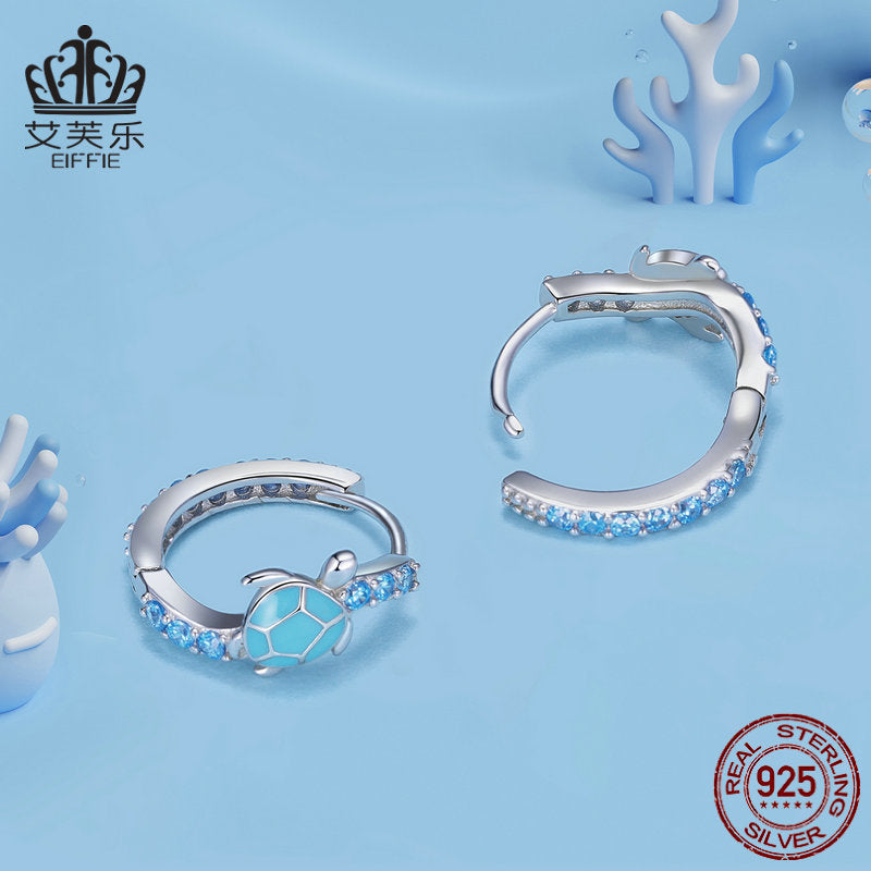 Pendientes de tortuga marina