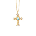 Mon Amour Jésus - Collier Pendentif Croix Vintage