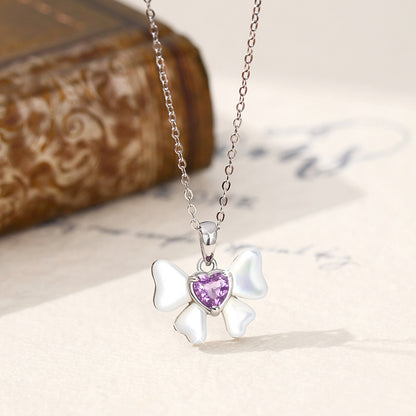 Ocean Butterfly - Sterling Silver Gems Topaz Necklace For Women
