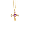 Mon Amour Jésus - Collier Pendentif Croix Vintage