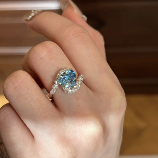 Love Sea Sterling Silver Ring