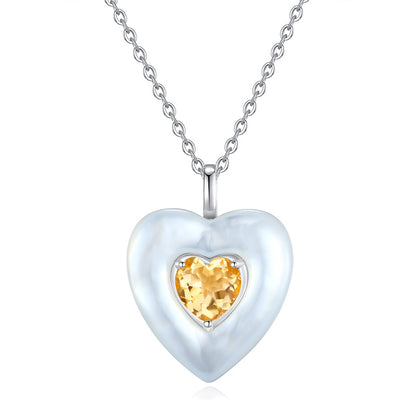 Ocean's Love – Mother of Pearl Necklace for Women