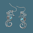 Boucles d'oreilles hippocampe