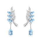 Family Leaf - Gemstone Pendant Jewelry Set