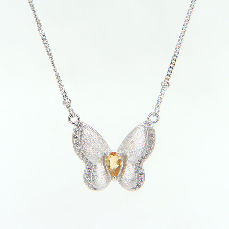 Ocean's Butterfly - Butterfly Pendant Necklace
