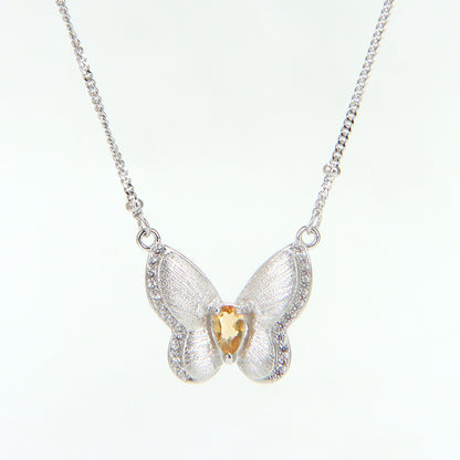 Ocean's Butterfly - Butterfly Pendant Necklace