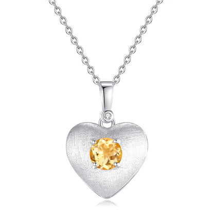 Ocean's Vision - Sterling Silver Gems Topaz Necklace For Women