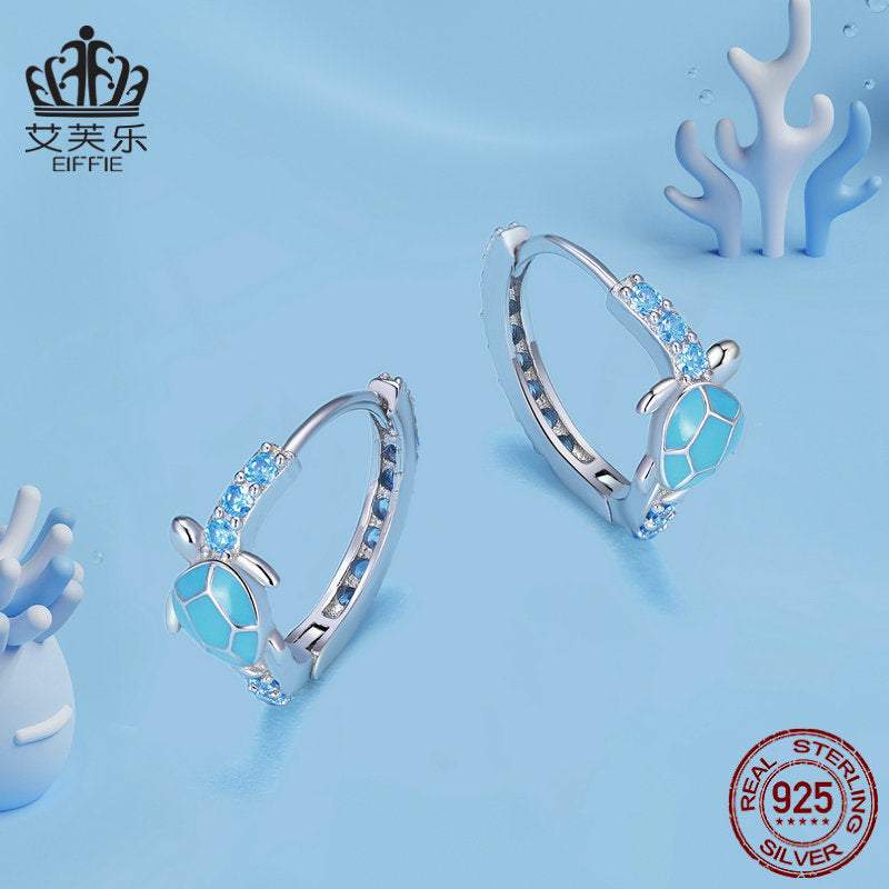 Pendientes de tortuga marina
