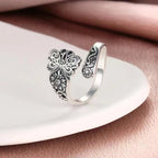Butterfly Flowers Ring