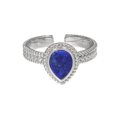 Boho Sky -Sterling Silver Stone Ring