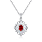 Collier rétro Palace anallergique pour femme – Pendentif en cristal naturel, chaîne de clavicule de créateur haut de gamme