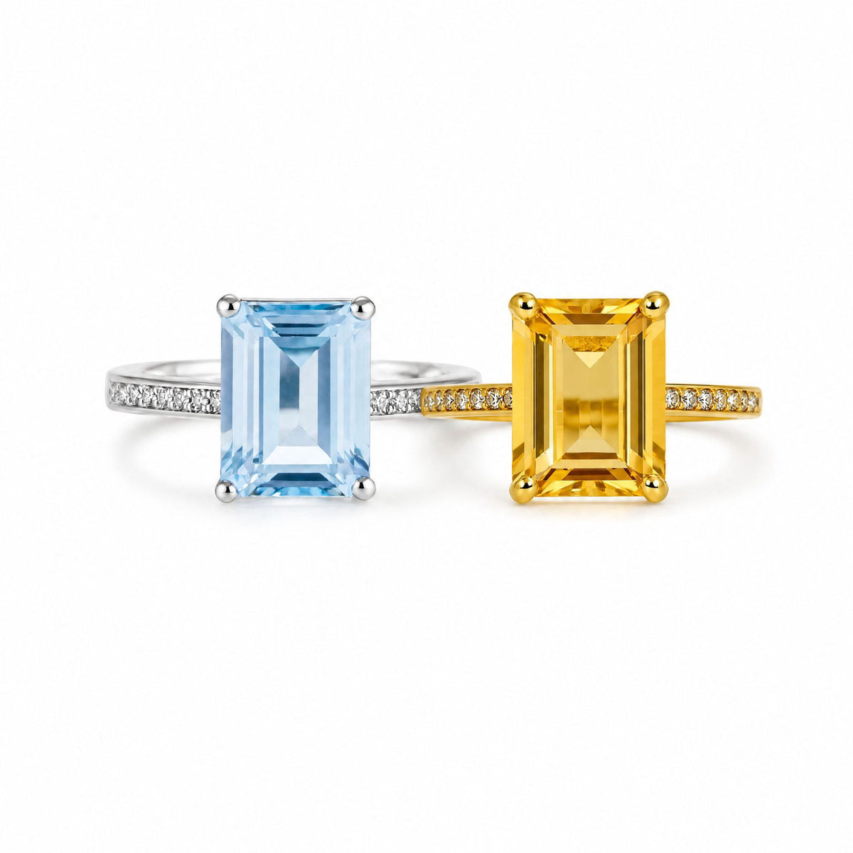 Blue Topaz Sterling Silver Ring
