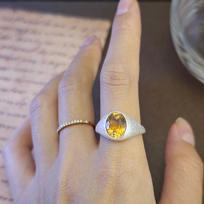 Classic Citrine Ring