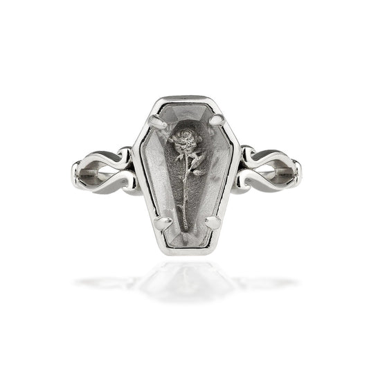 Rose & Coffin Ring
