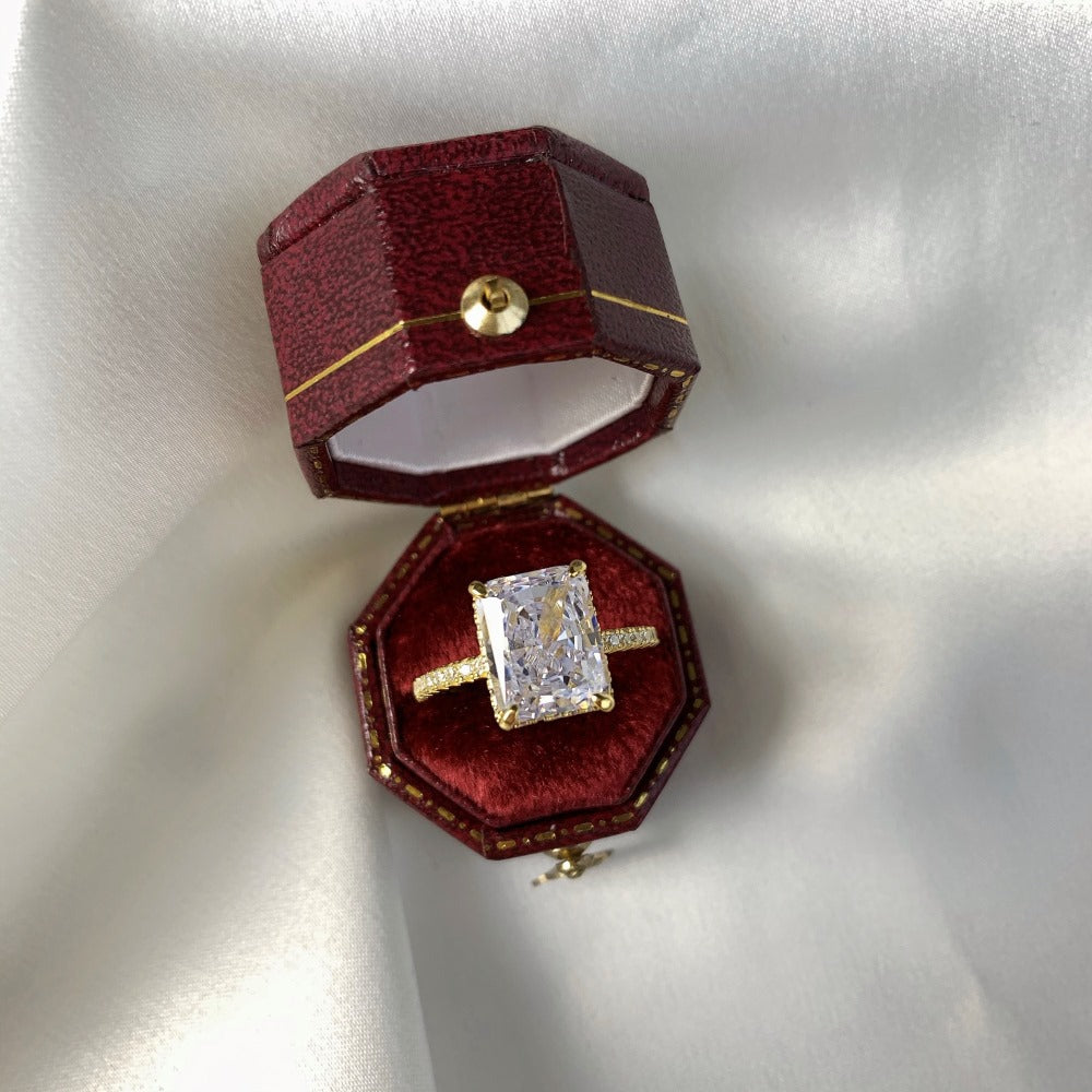 Anillo de Caramelo de Roca de Plata 925